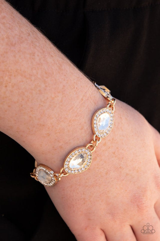 Next-Level Sparkle - Gold - Paparazzi Bracelet Image