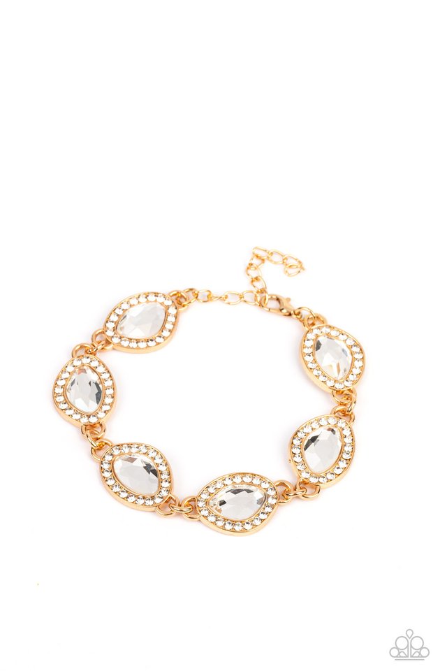 Next-Level Sparkle - Gold - Paparazzi Bracelet Image