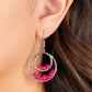 Bustling Beads - Pink - Paparazzi Earring Image