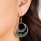 Bustling Beads - Green - Paparazzi Earring Image