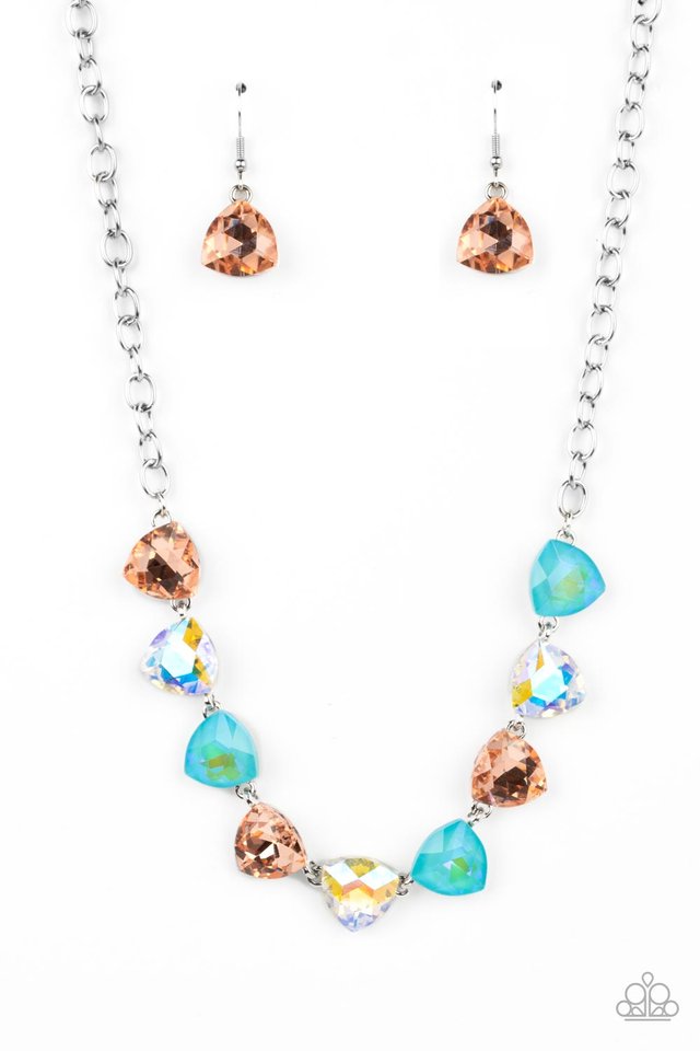 Dreamy Drama - Orange - Paparazzi Necklace Image