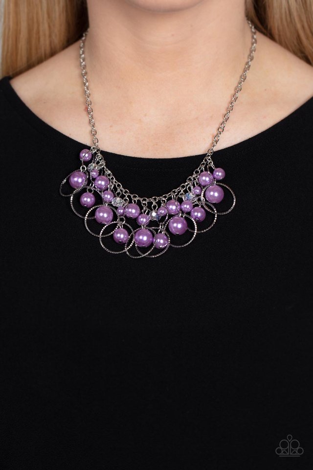 Ballroom Bliss - Purple - Paparazzi Necklace Image