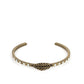 Free-Spirited Shimmer - Brass - Paparazzi Bracelet Image