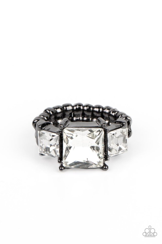 Treasured Twinkle - Black - Paparazzi Ring Image