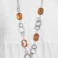 Stained Glass Glamour - Brown - Paparazzi Necklace Image