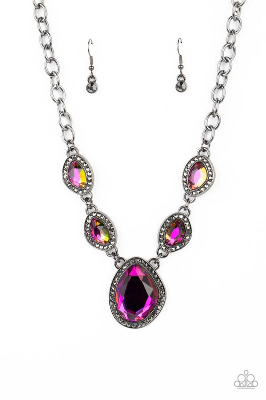 The Upper Echelon - Multi - Paparazzi Necklace Image