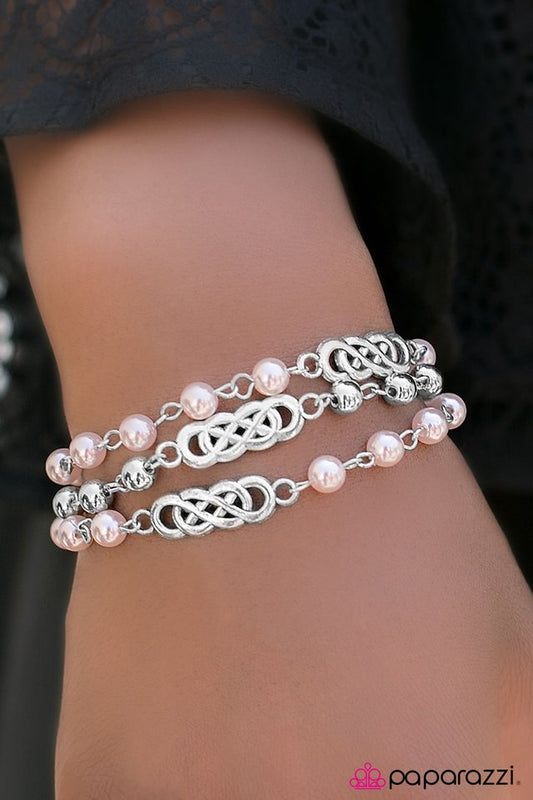 Paparazzi Bracelet ~ Ever Everlasting - Pink