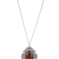 Dream Board Dazzle - Brown - Paparazzi Necklace Image