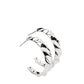 HOOP it Up - Silver - Paparazzi Earring Image