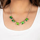 Opalescent Oblivion - Green - Paparazzi Necklace Image