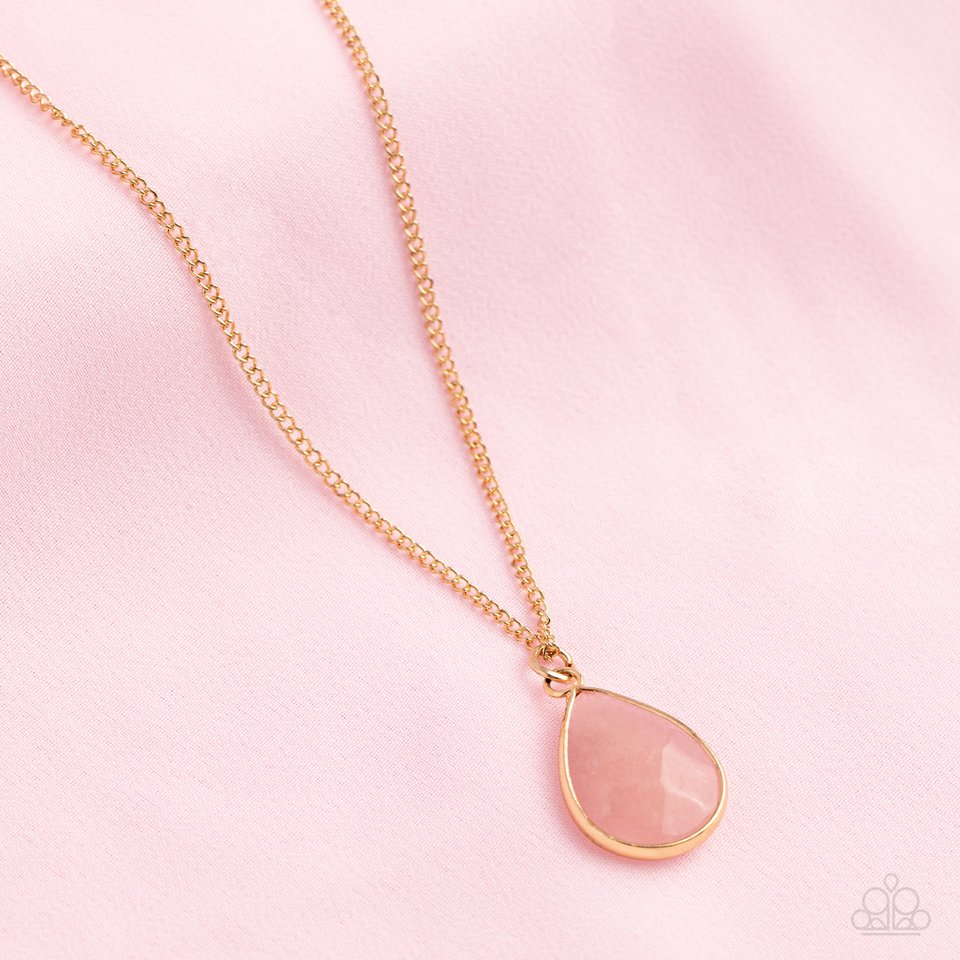 Sparkling Stones - Pink - Paparazzi Necklace Image