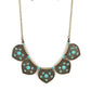 Badlands Basin - Brass - Paparazzi Necklace Image