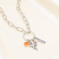 Inspired Songbird - Orange - Paparazzi Necklace Image
