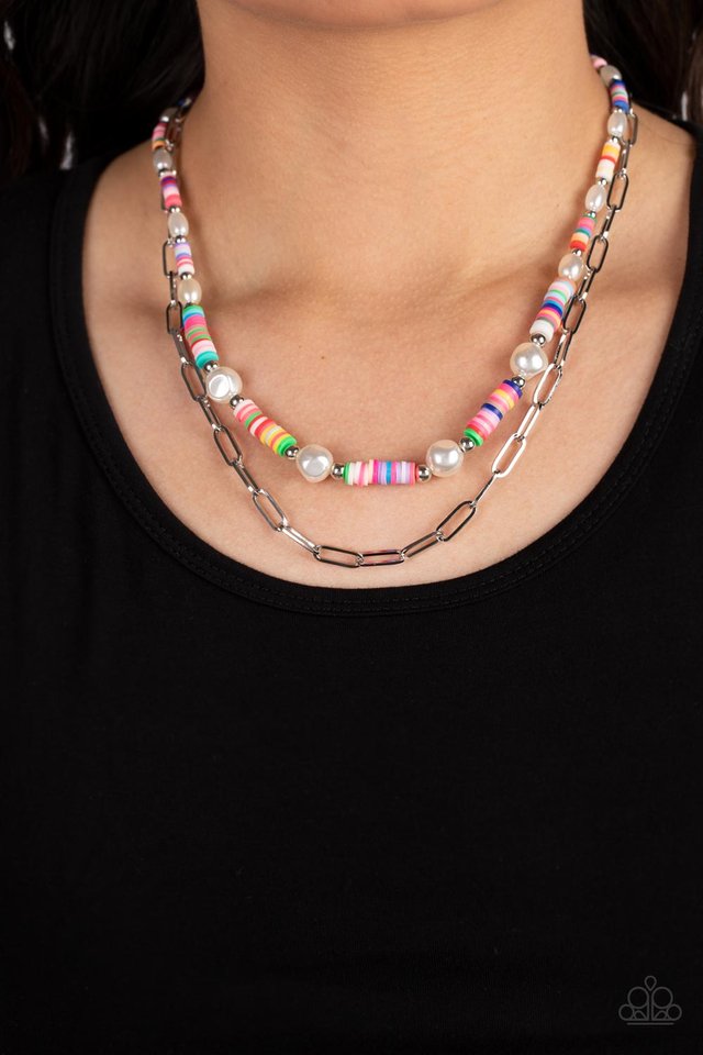 Tidal Trendsetter - Multi - Paparazzi Necklace Image