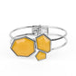 Tourist TRAPEZOID - Yellow - Paparazzi Bracelet Image