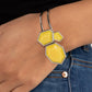 Tourist TRAPEZOID - Yellow - Paparazzi Bracelet Image