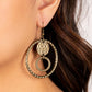 Mojave Metal Art - Brass - Paparazzi Earring Image