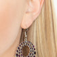 So Self-GLOW-rious - Purple - Paparazzi Earring Image