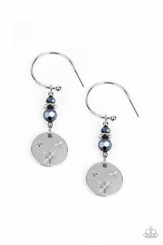 Artificial STARLIGHT - Blue - Paparazzi Earring Image