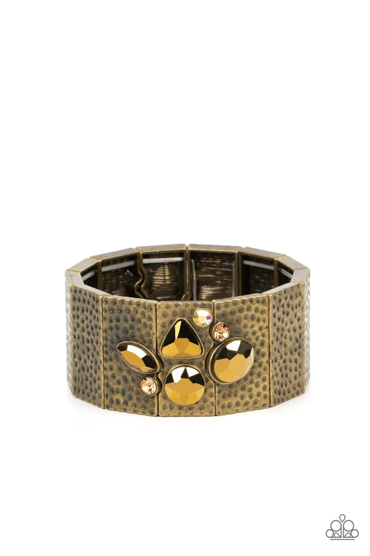 Paparazzi Bracelet ~ Flickering Fortune - Brass