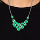 Keeps GLOWING and GLOWING - Green - Paparazzi Necklace Image