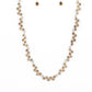 GLOWING Admiration - Brown - Paparazzi Necklace Image