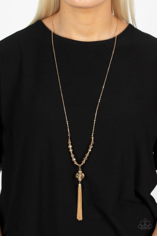 One SWAY or Another - Gold - Paparazzi Necklace Image