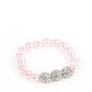 Breathtaking Ball - Pink - Paparazzi Bracelet Image