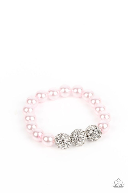 Breathtaking Ball - Pink - Paparazzi Bracelet Image