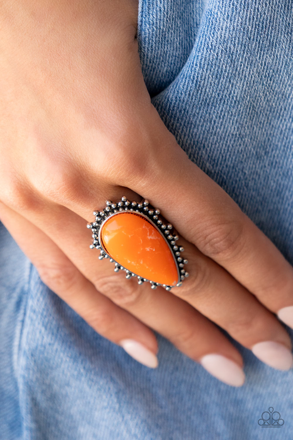 Anillo Paparazzi ~ Esencia realista - Naranja