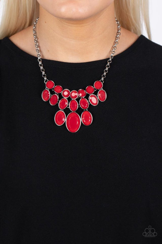 Delectable Daydream - Red - Paparazzi Necklace Image