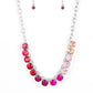 Rainbow Resplendence - Pink - Paparazzi Necklace Image