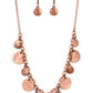 Model Medallions - Copper - Paparazzi Necklace Image