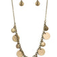 Model Medallions - Brass - Paparazzi Necklace Image