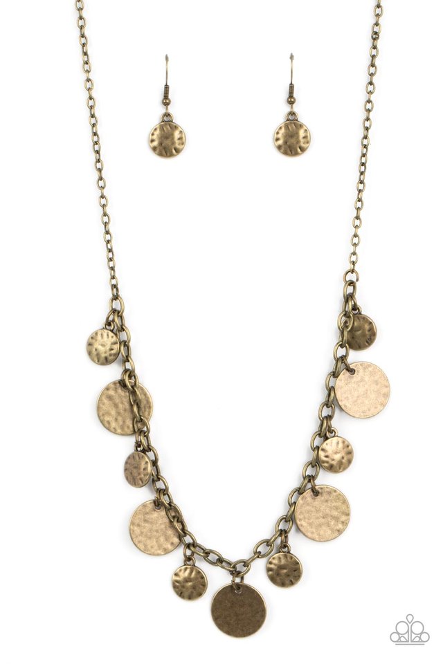 Paparazzi Necklace ~ Model Medallions - Brass – Paparazzi Jewelry