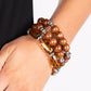 WILD-Mannered - Brown - Paparazzi Bracelet Image