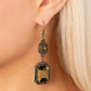 Starry-Eyed Sparkle - Brass - Paparazzi Earring Image