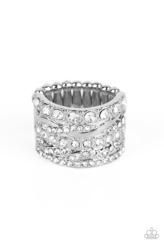 Paparazzi Ring ~ Angelic Architecture - White – Paparazzi Jewelry ...