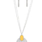 South Beach Beauty - Yellow - Paparazzi Necklace Image