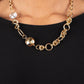 Celestially Celtic - Gold - Paparazzi Necklace Image