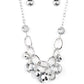 Rhinestone River - Silver - Paparazzi Necklace Image