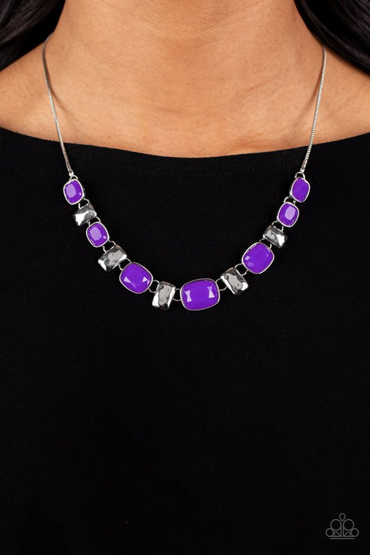 Polished Parade - Purple - Paparazzi Necklace Image