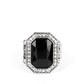 A Royal Welcome - Black - Paparazzi Ring Image