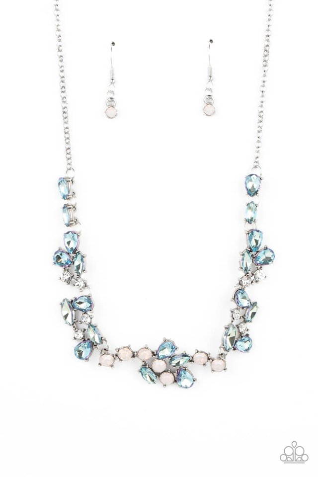 Ice blue store necklace