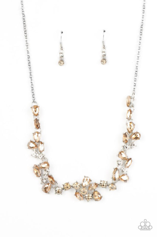 Welcome to the Ice Age - Brown - Paparazzi Necklace Image