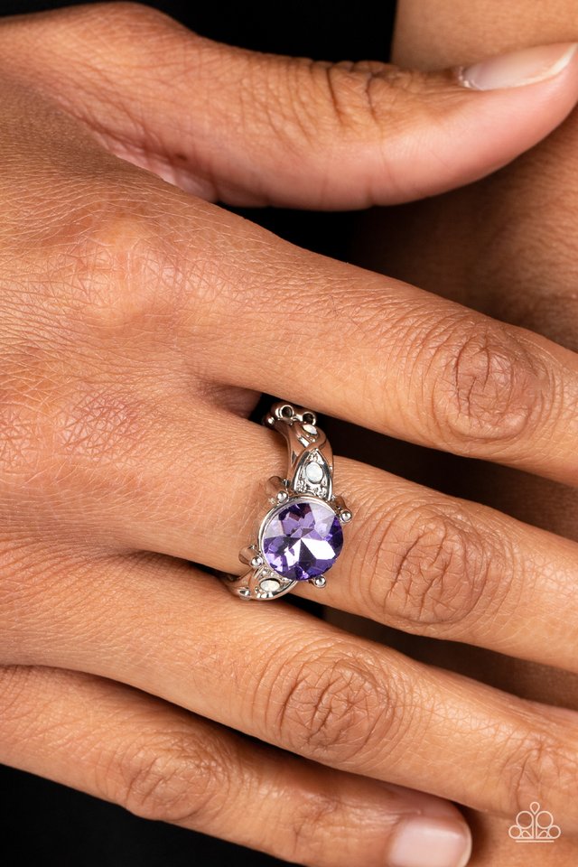 Intergalactic I Do - Purple - Paparazzi Ring Image