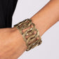 ​Industrial Indulgence - Brass - Paparazzi Bracelet Image