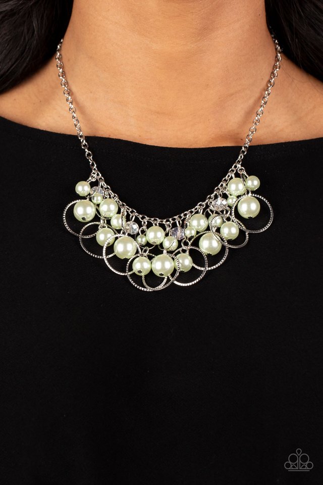 Ballroom Bliss - Green - Paparazzi Necklace Image