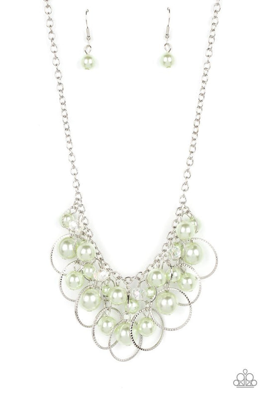 Ballroom Bliss - Green - Paparazzi Necklace Image