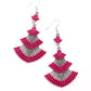 Eastern Expression - Pink - Paparazzi Earring Image